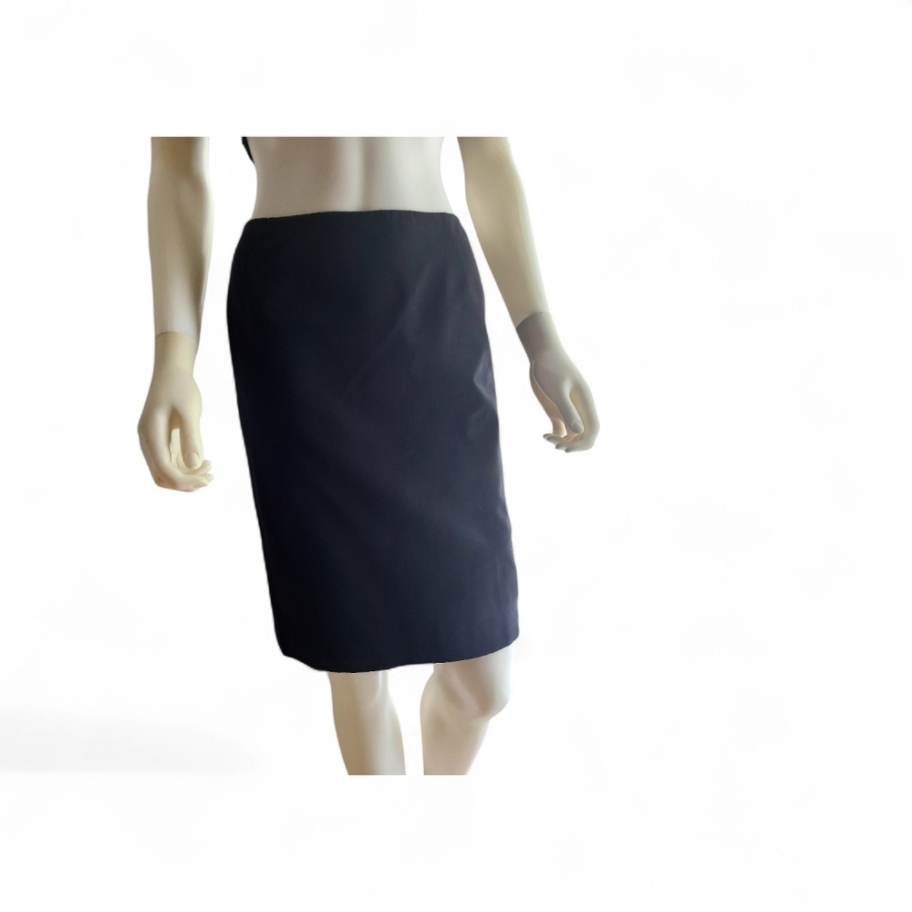 David Meister Very Chic Silk Satin Skirt